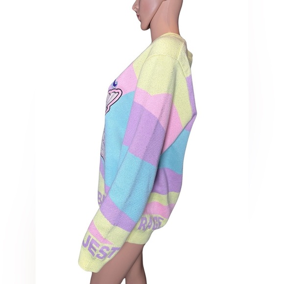 Majestik Sweater - Rage Of A Rebellion - Multi Pastel - SW2235 Size Medium - Picture 7 of 14